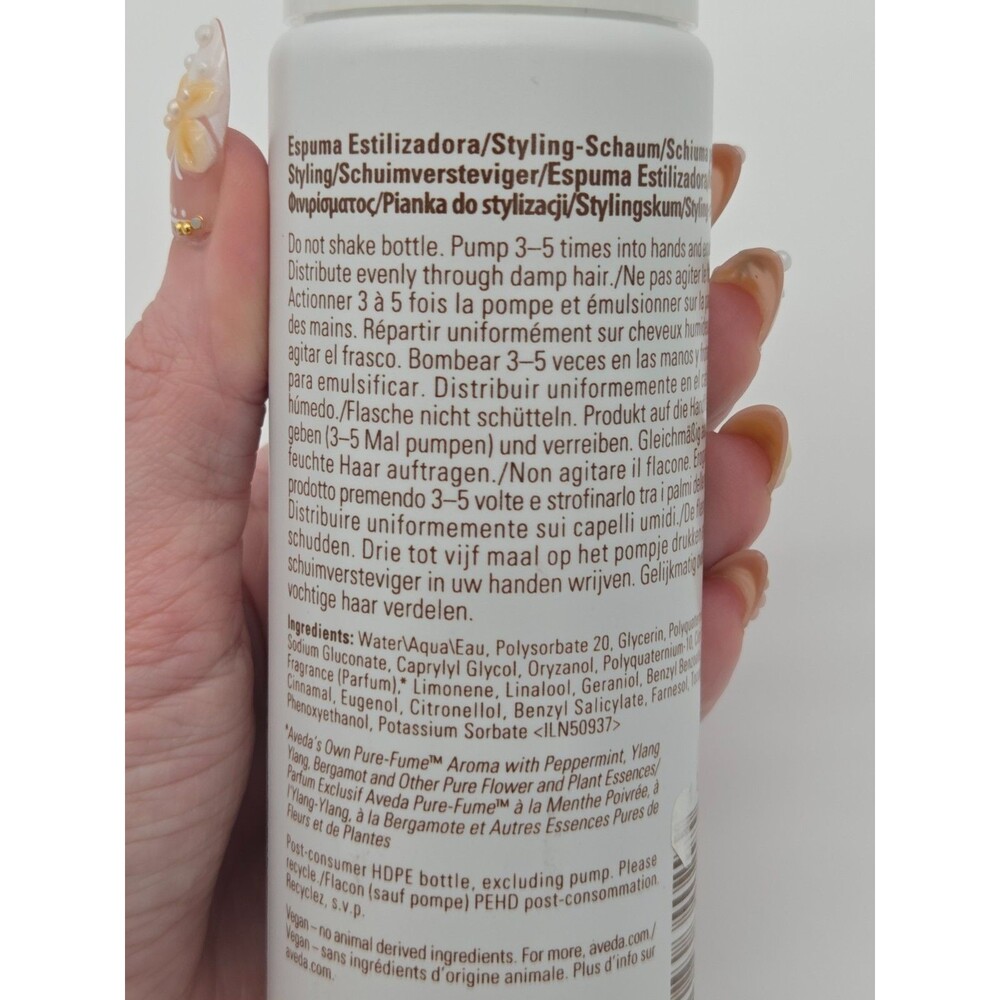 Aveda Phomollient Weightless Shine Styling Foam 6.7oz 200mL NEW - Picture 5 of 8